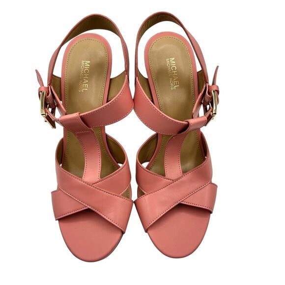 Michael Michael Kors Women's Pretty Pink Ankle‎ Strap Sandals Size 8M - Picture 3 of 13